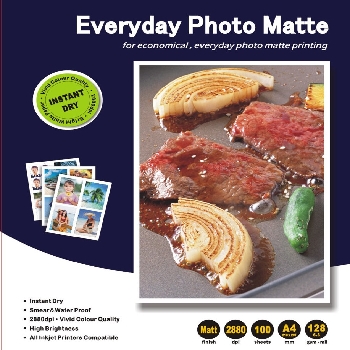 Foto papir Matt obojestranski vodoodporni 140g 20pol A2 (420x594mm)